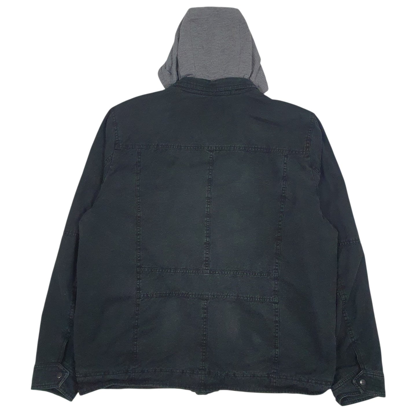 Mens Black Levis Fleece Lined  Coat