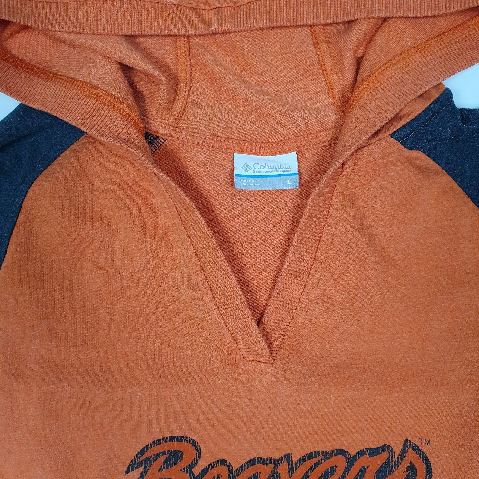 Womens Orange Columbia Sportswear Company Beavers Hoodie Jumper