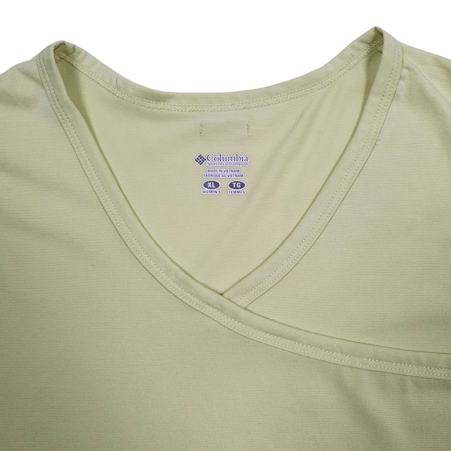 Womens Green Columbia Sportswear Company Sportswear Vest  T Shirt