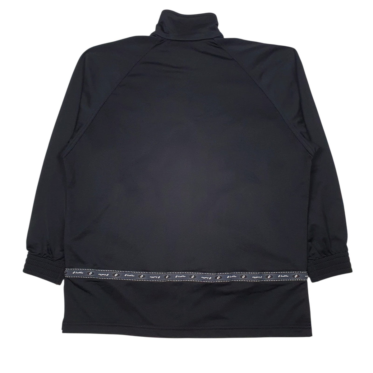 Mens Black Lotto  Full Zip Jumper