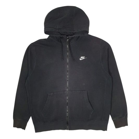 Mens Black Nike Hoodie Full Zip Jumper