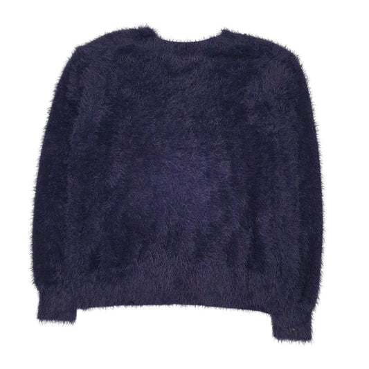 Womens Purple Lepsim Fluffy Crewneck Jumper