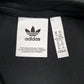 Mens Black Adidas Spellout Quarter Zip T Shirt