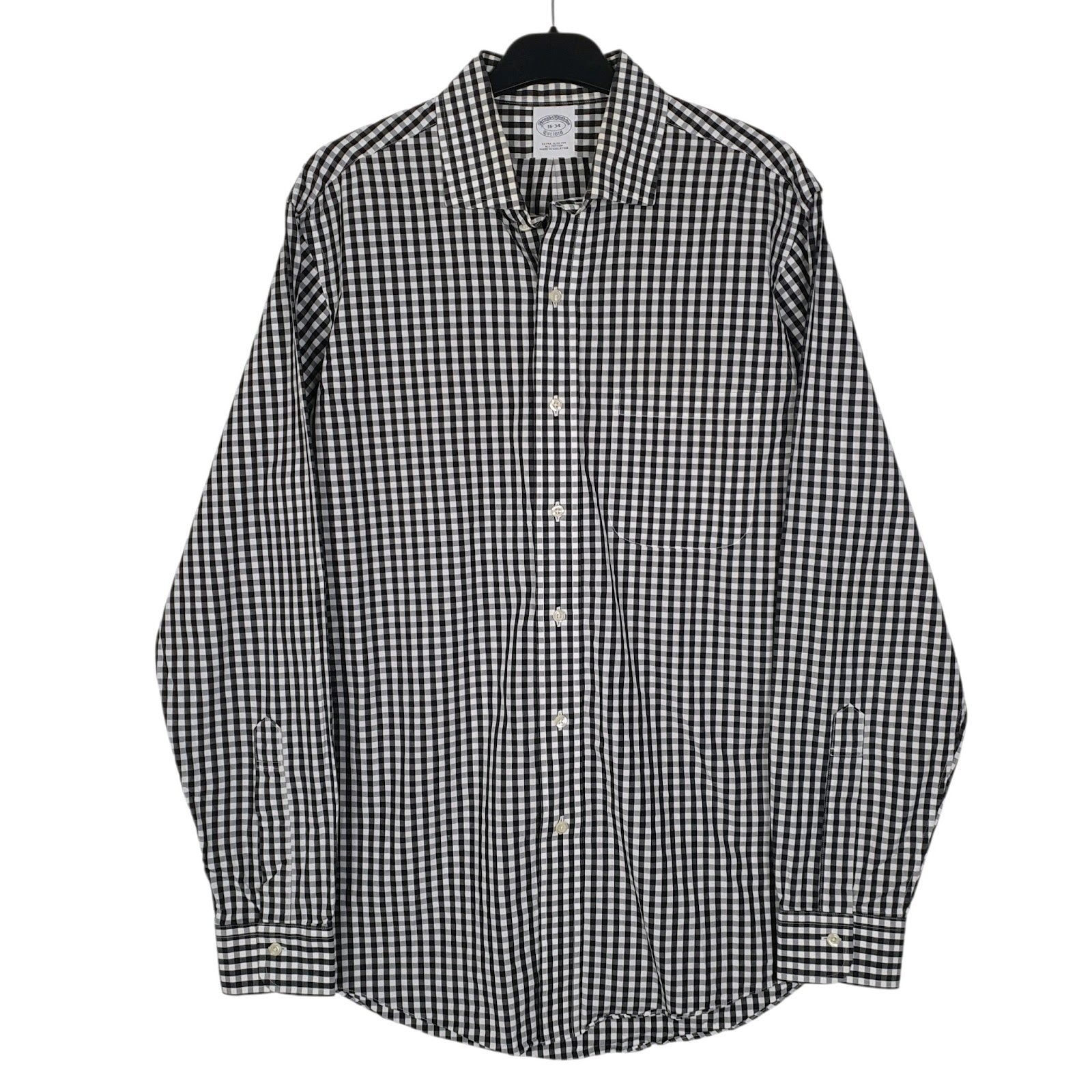 Mens Black Brooks Brothers  Long Sleeve Shirt