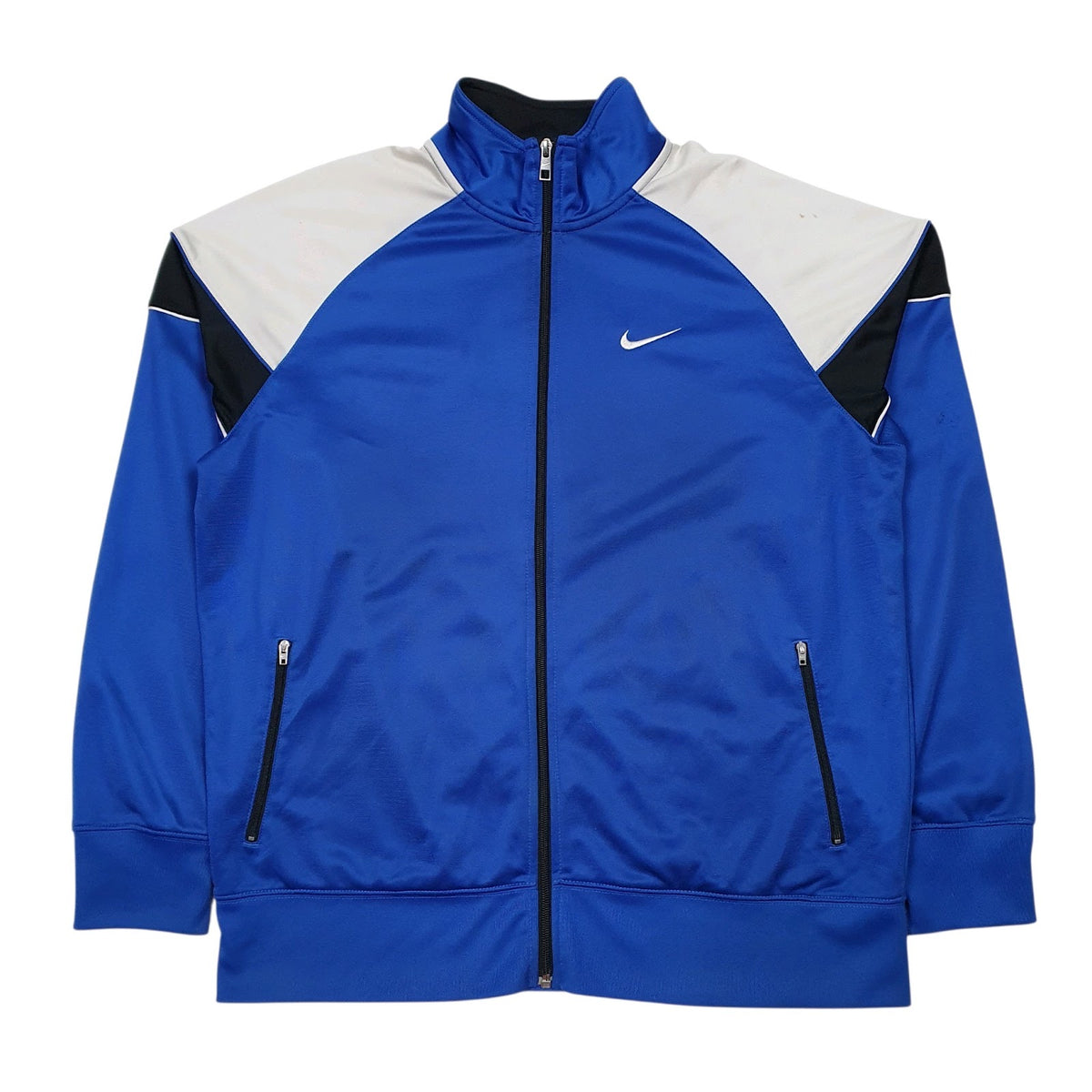 Mens Blue Nike Active Wear Full Zip Jumper