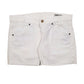 Womens White Lee  Denim Shorts