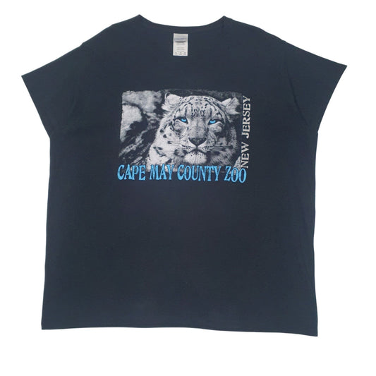 Womens Black Gildan Cape May County Zoo Short Sleeve T Shirt