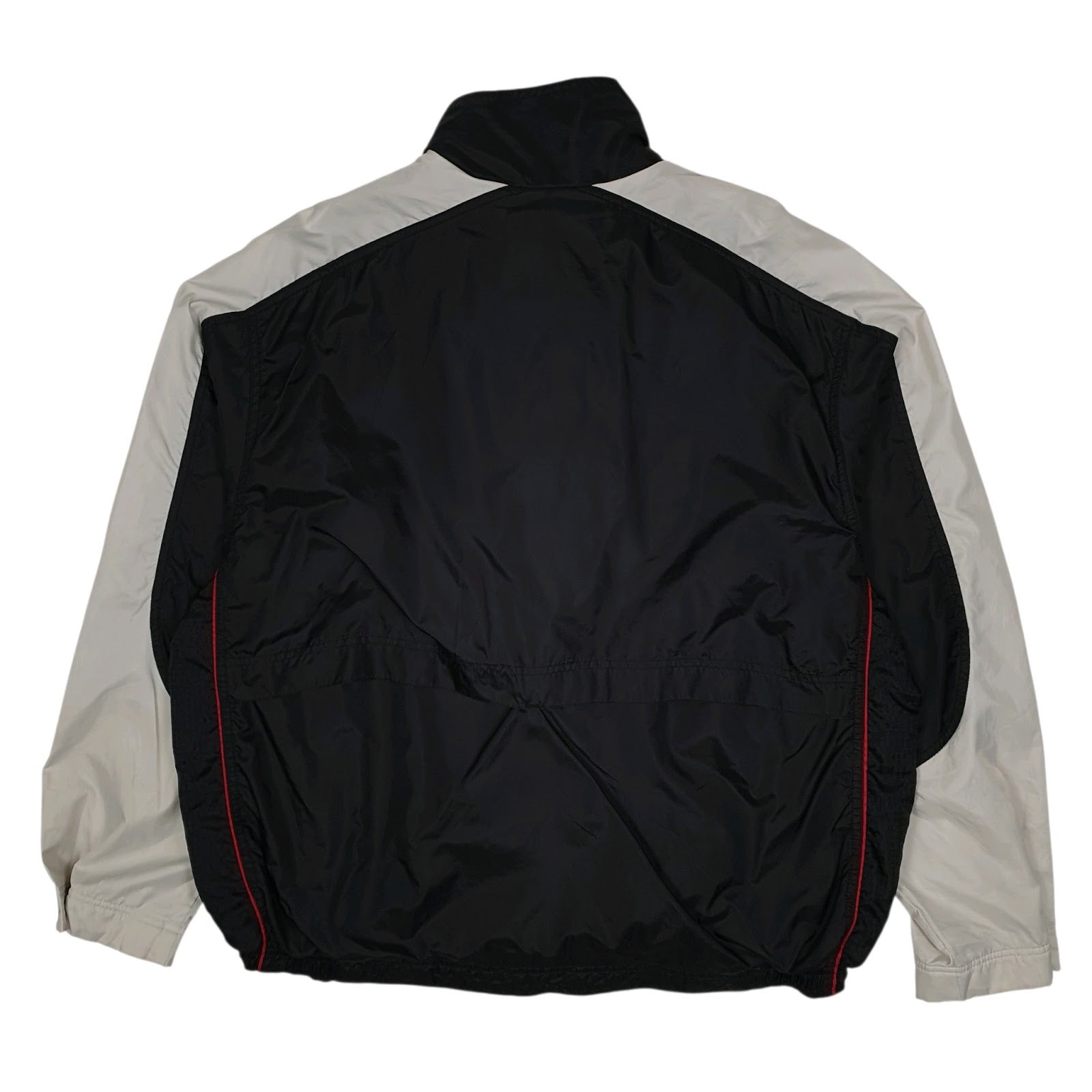 Mens Black Nike Vintage 90s Hoodie Coat