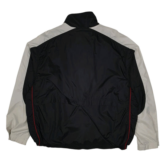 Mens Black Nike Vintage 90s Hoodie Coat