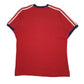 Mens Red Adidas Vintage 00s  T Shirt