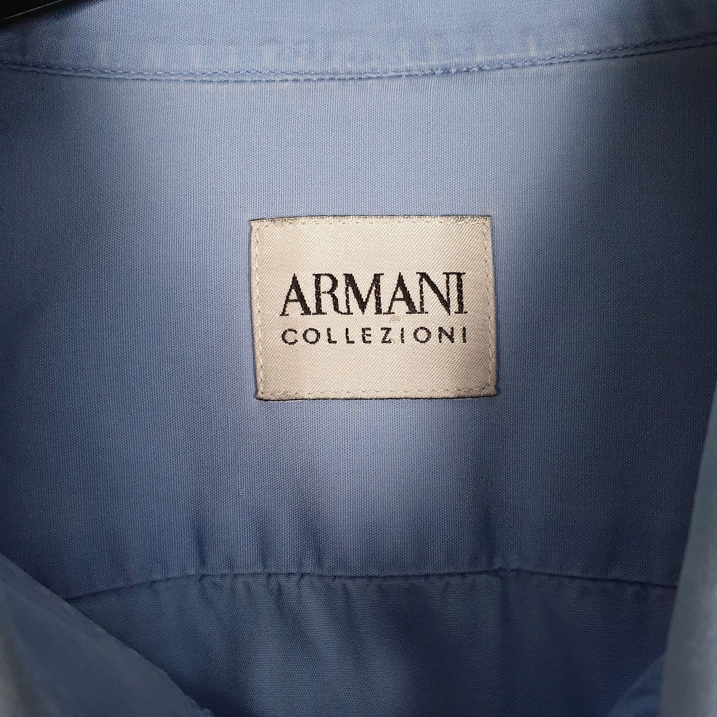 Mens Blue Armani   Shirt