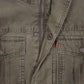 Mens Green Levis Sherpa Lined  Coat