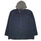 Mens Navy Wrangler Padded  Coat