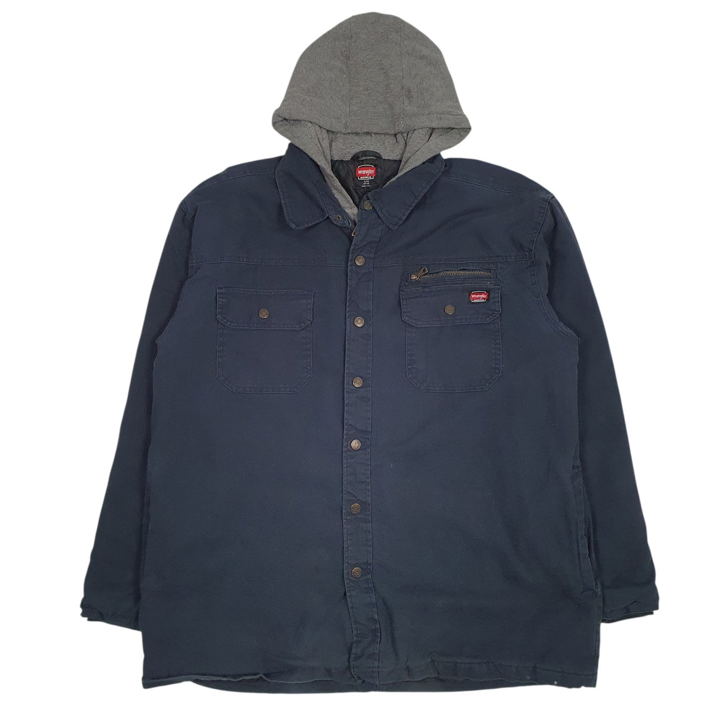Mens Navy Wrangler Padded  Coat