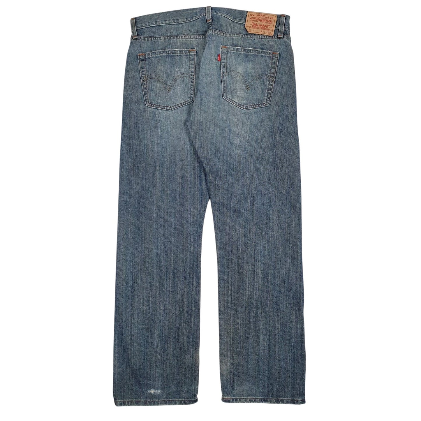 Mens Blue Levis Distressed  Jeans