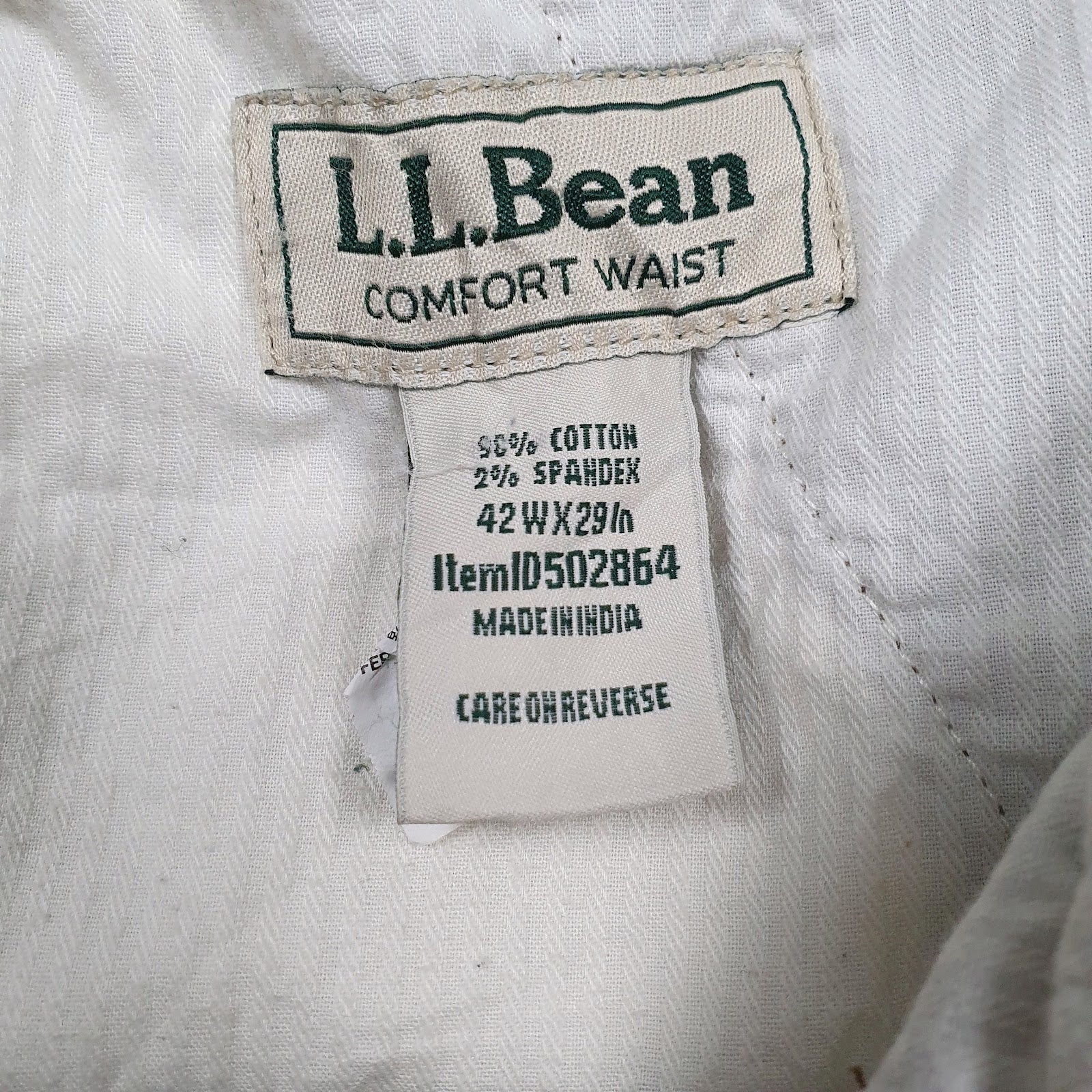 Mens Brown L.L. Bean   Trousers