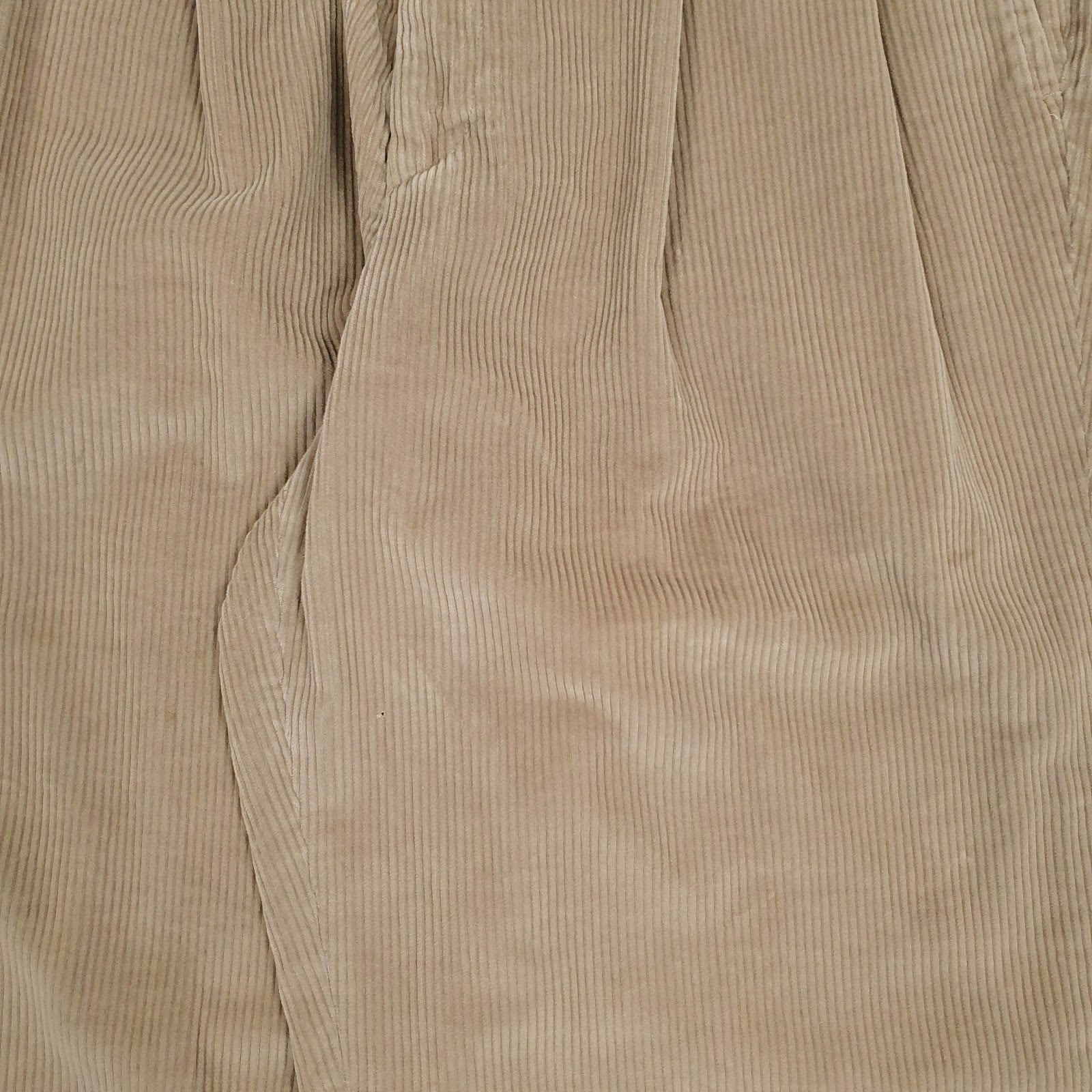 Mens Brown Eddie Bauer Pleated  Trousers