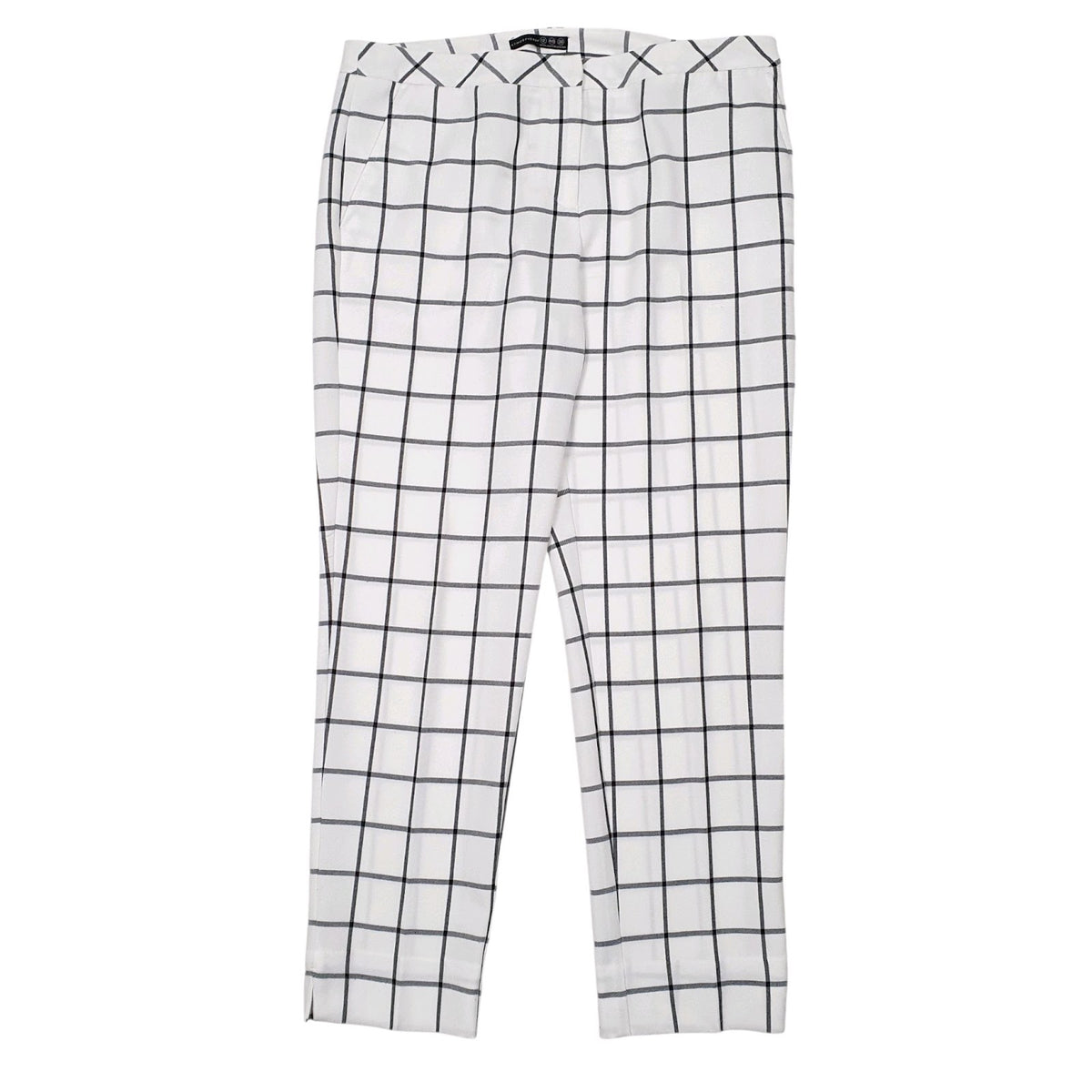 Womens White Atmosphere  Formal Trousers
