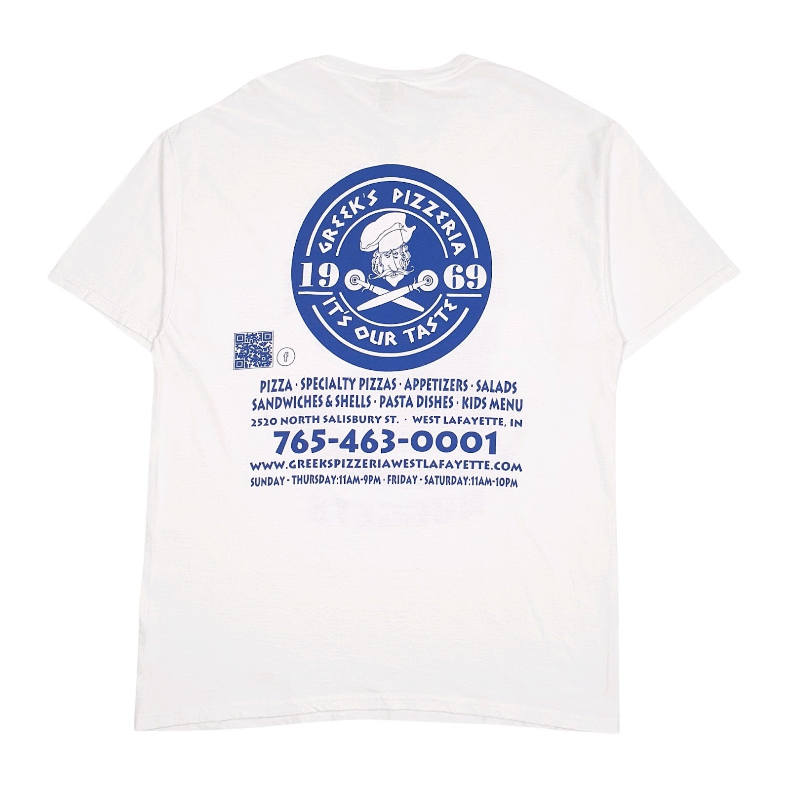 Mens White Fruit Of The Loom K Nuggets  T Shirt