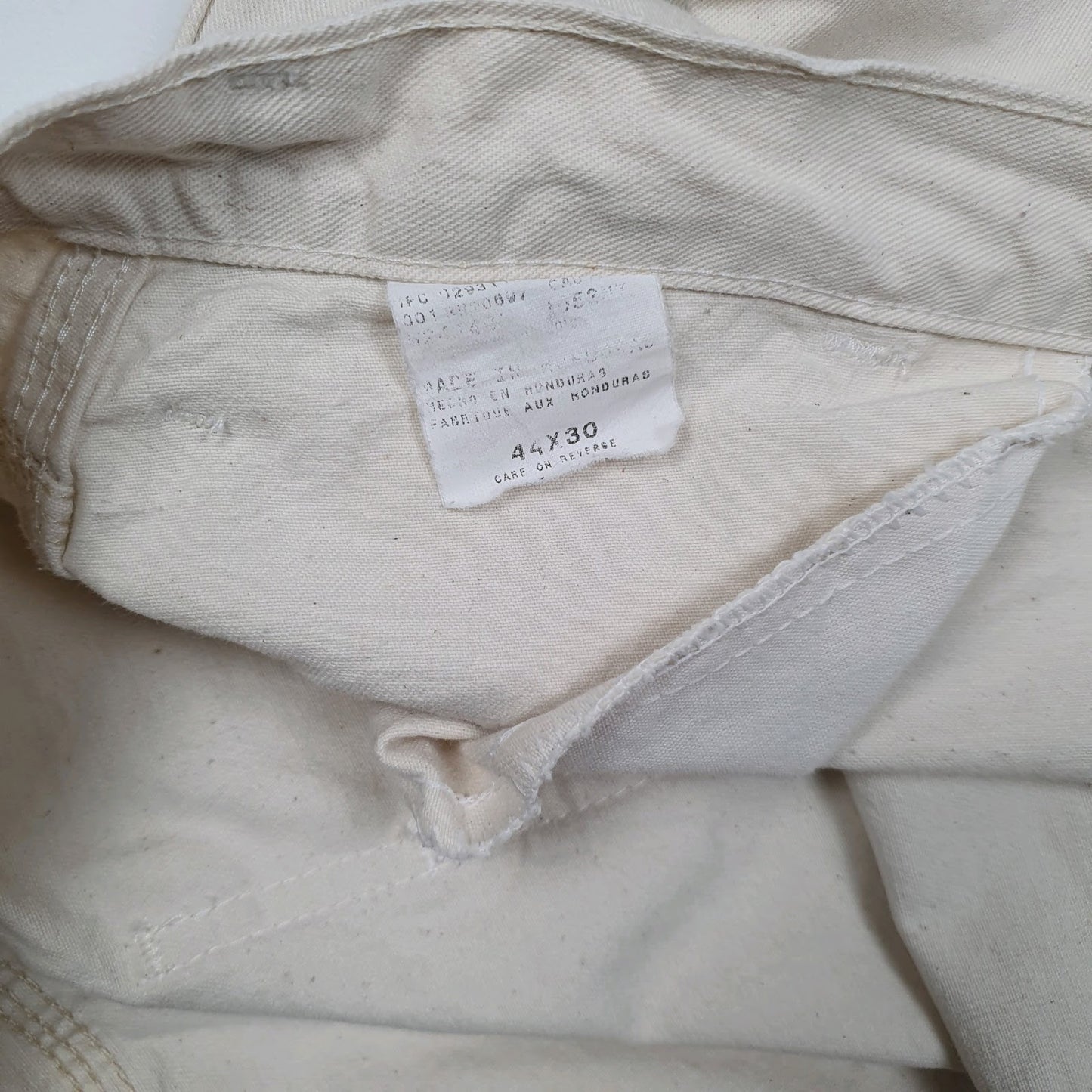 Mens White Dickies Painter  Trousers