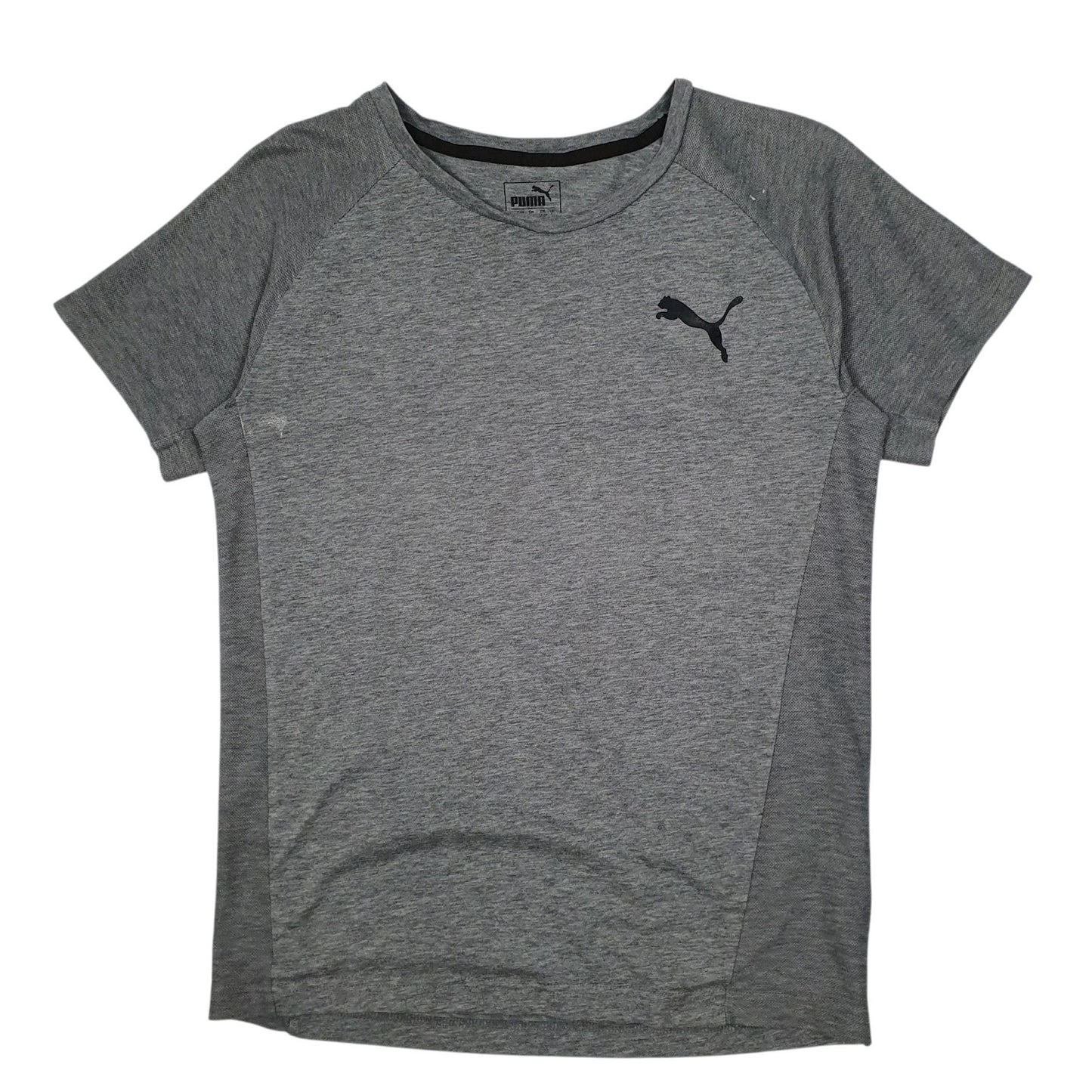 Mens Grey Puma  Short Sleeve T Shirt