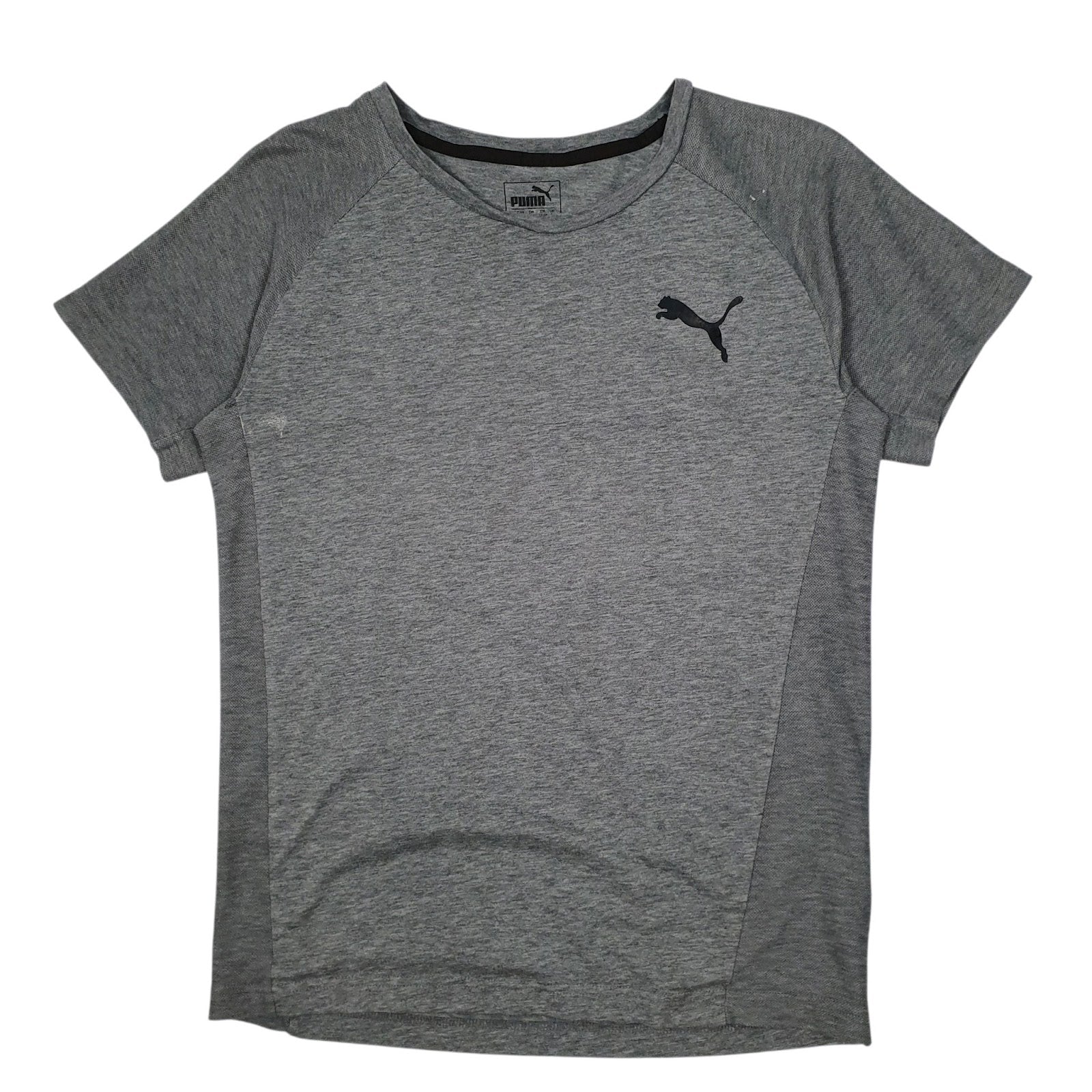 Mens Grey Puma  Short Sleeve T Shirt