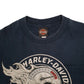 Mens Navy Harley Davidson Motorcycles  T Shirt