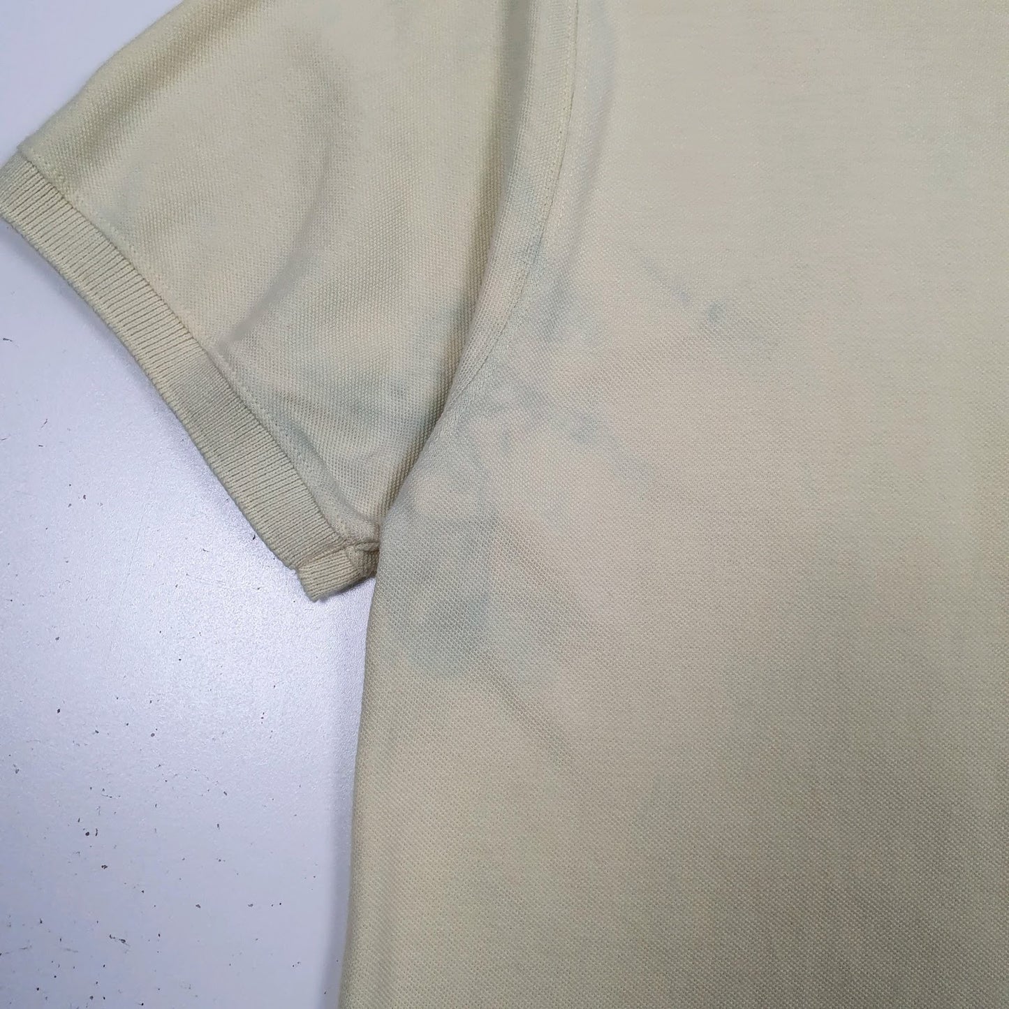 Mens Yellow Faded Glory   Polo Shirt