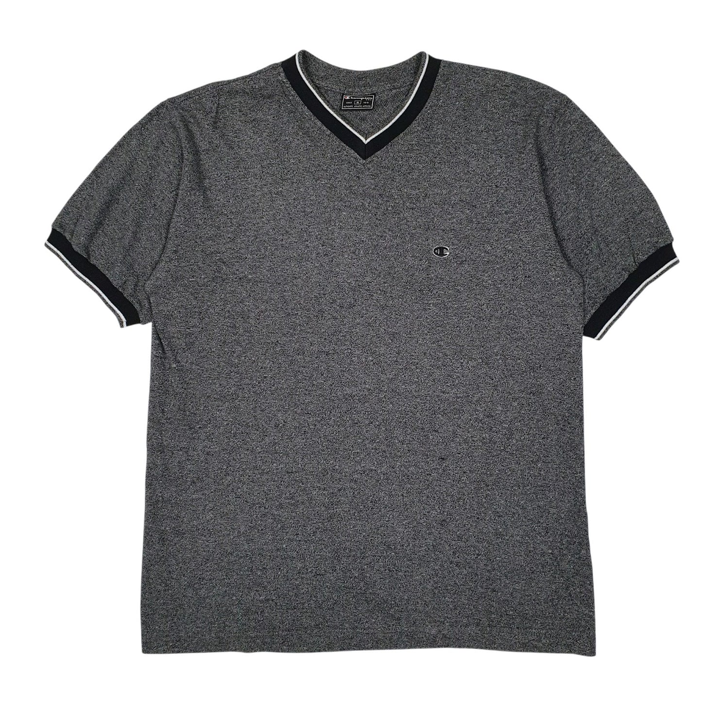 Mens Grey Champion  Short Sleeve T Shirt