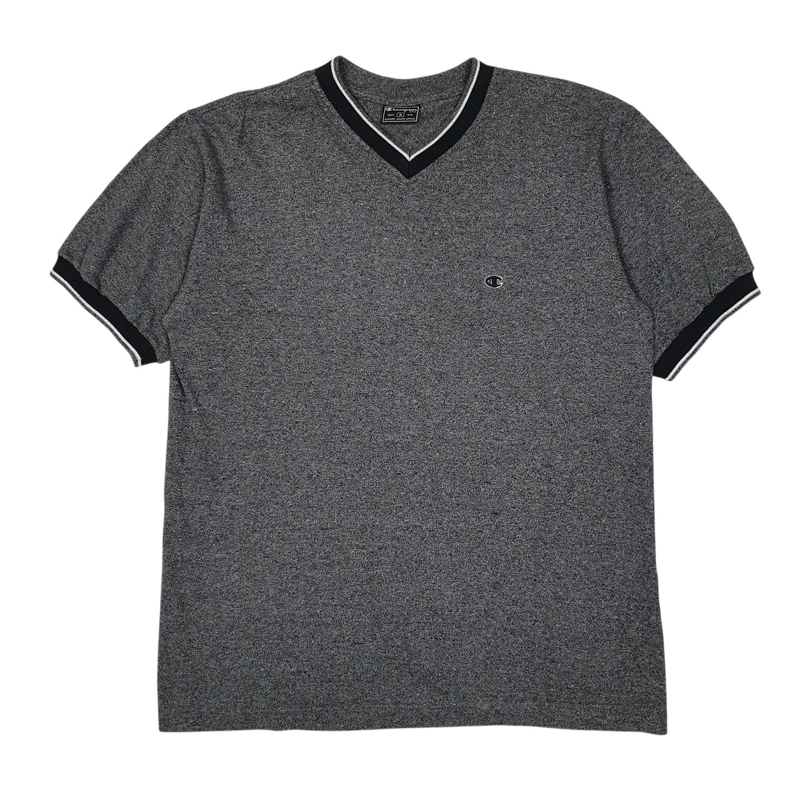 Mens Grey Champion  Short Sleeve T Shirt