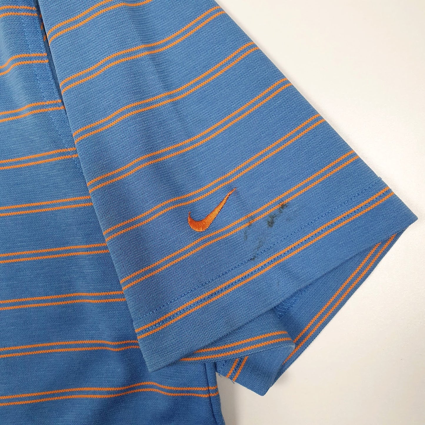 Mens Blue Nike Golf Hoodie Polo Shirt