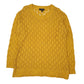 Womens Yellow Lane Bryant Knit Crewneck Jumper