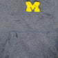 Mens Blue Adidas Climawarm Michigan Football Hoodie Jumper