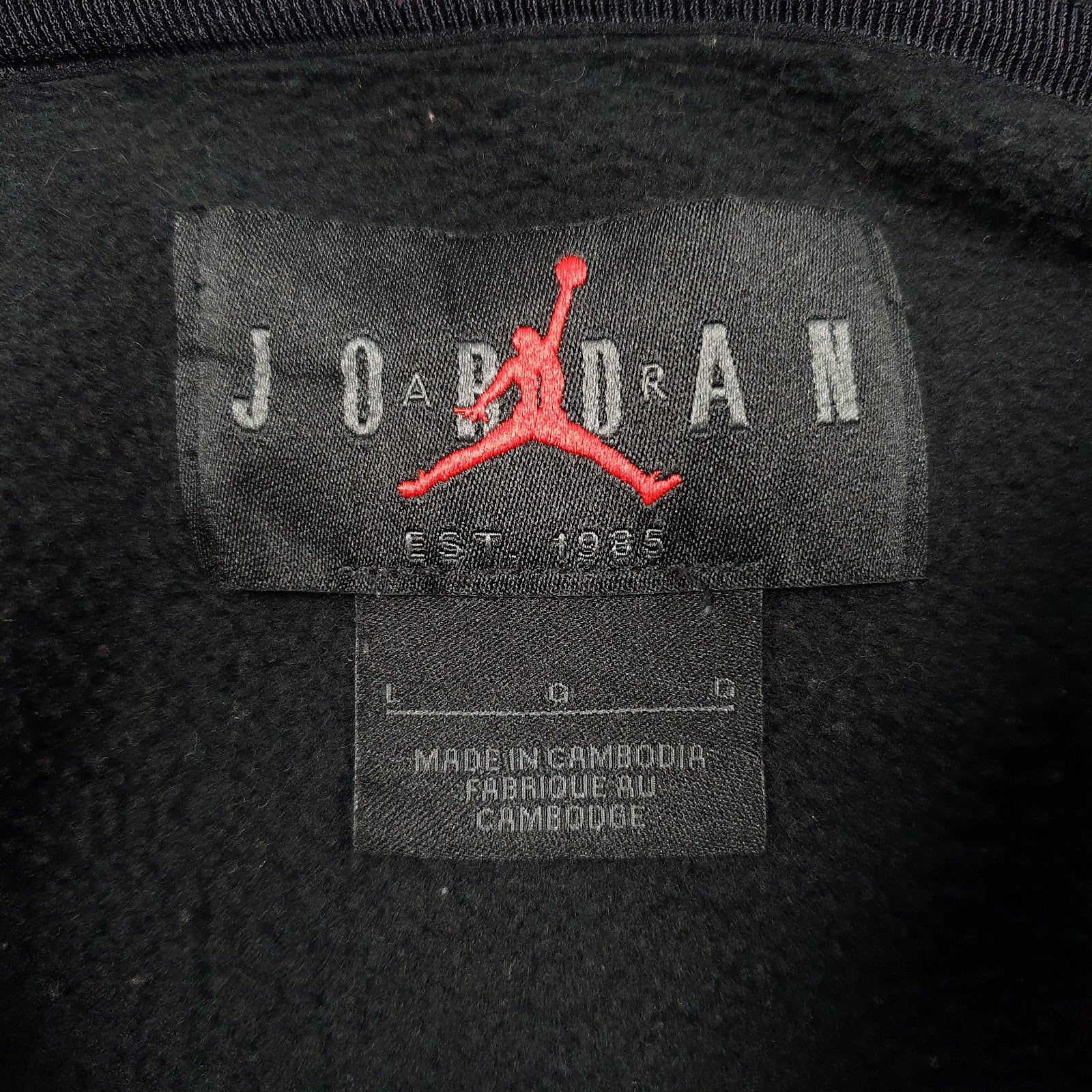 Mens Black Nike Air Jordan Jump Man NBA World Champs 91/92/93 Hoodie Jumper