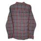 Mens Grey L.L.Bean Flannel  Shirt