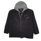Mens Black Wrangler Chore Hoodie  Coat