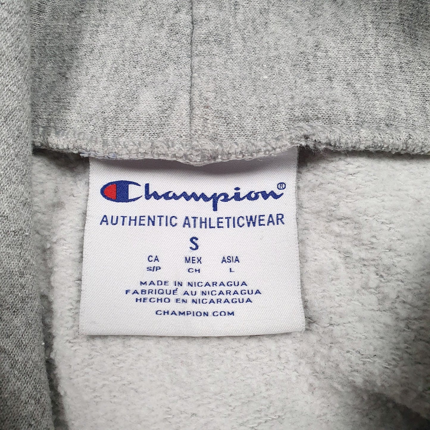 Mens Grey Champion Southern Connecticut Hoodie Jumper