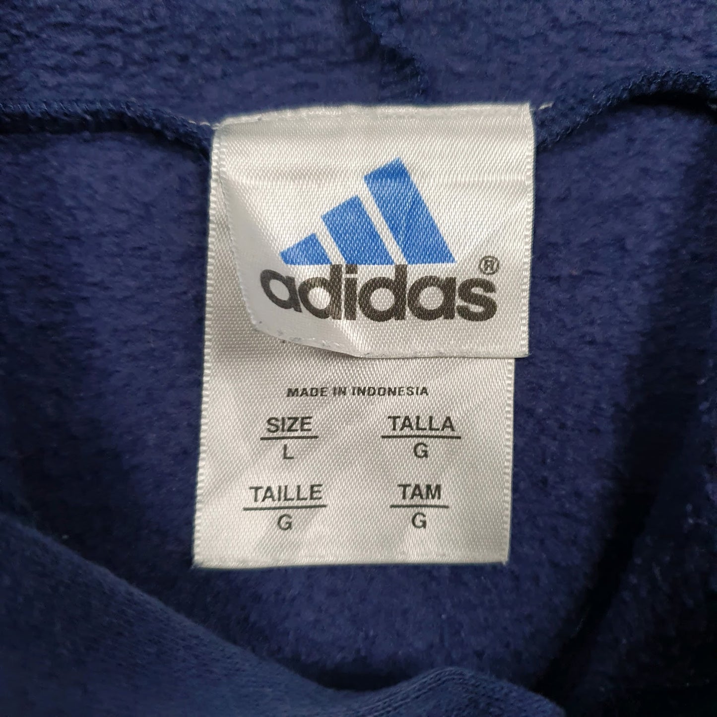 Womens Blue Adidas  Hoodie Jumper