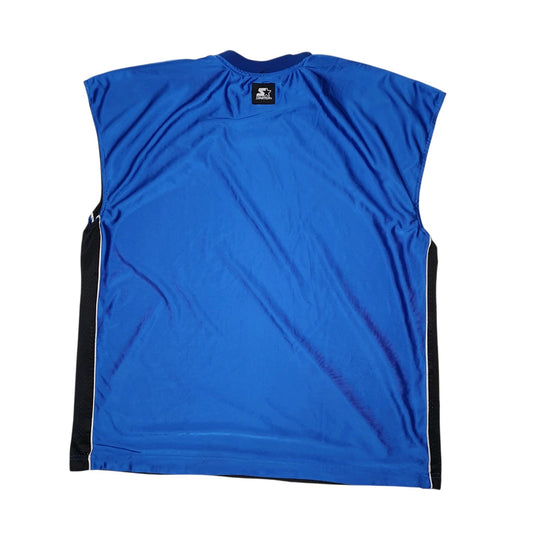 Mens Black Starter Vest  T Shirt