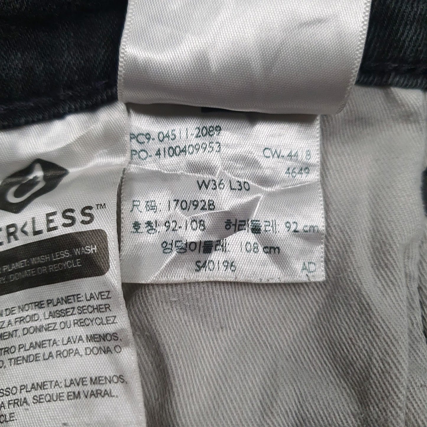 Mens Black Levis   Jeans