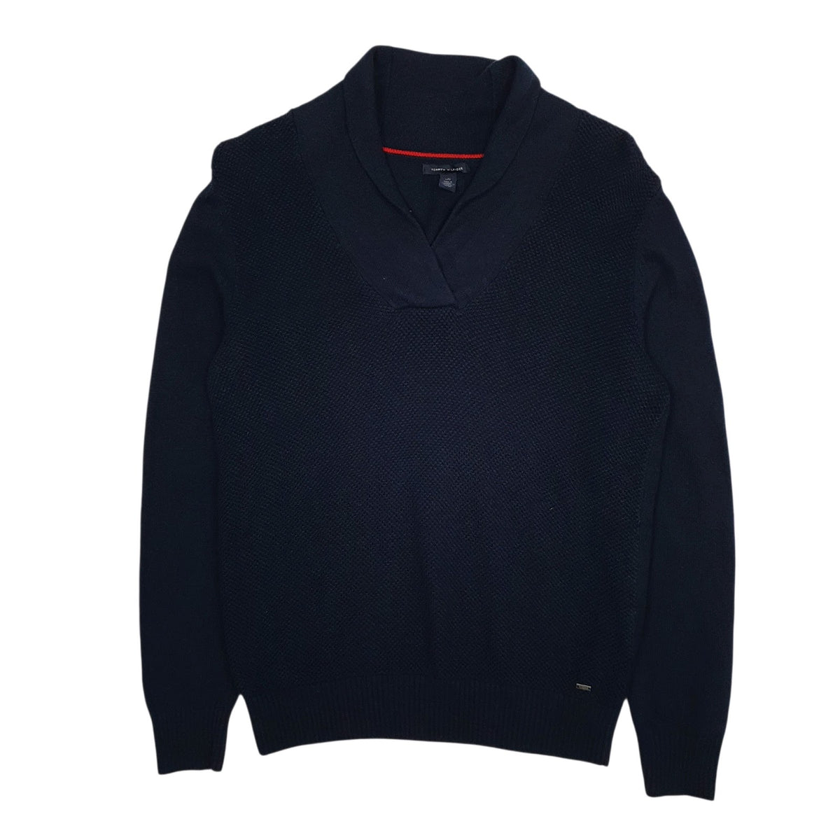 Mens Navy Tommy Hilfiger  Shoal Neck Jumper