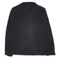 Mens Black Champion Fleece Button Up Hoodie Coat