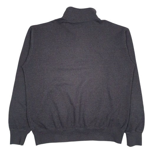 Mens Grey Champion  Quarter Zip Jumper