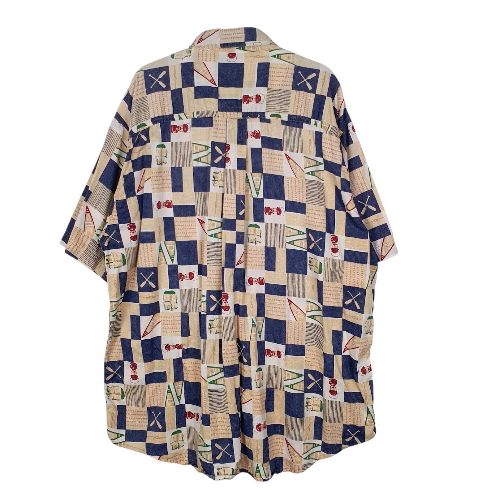 Mens Beige Woolrich Patterned  Shirt