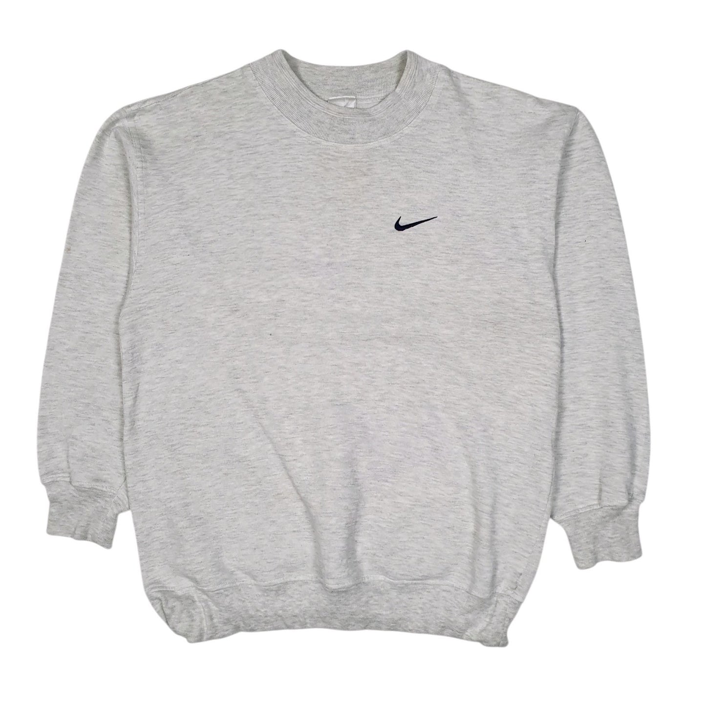 Mens Grey Nike Vintage 90s Crewneck Jumper