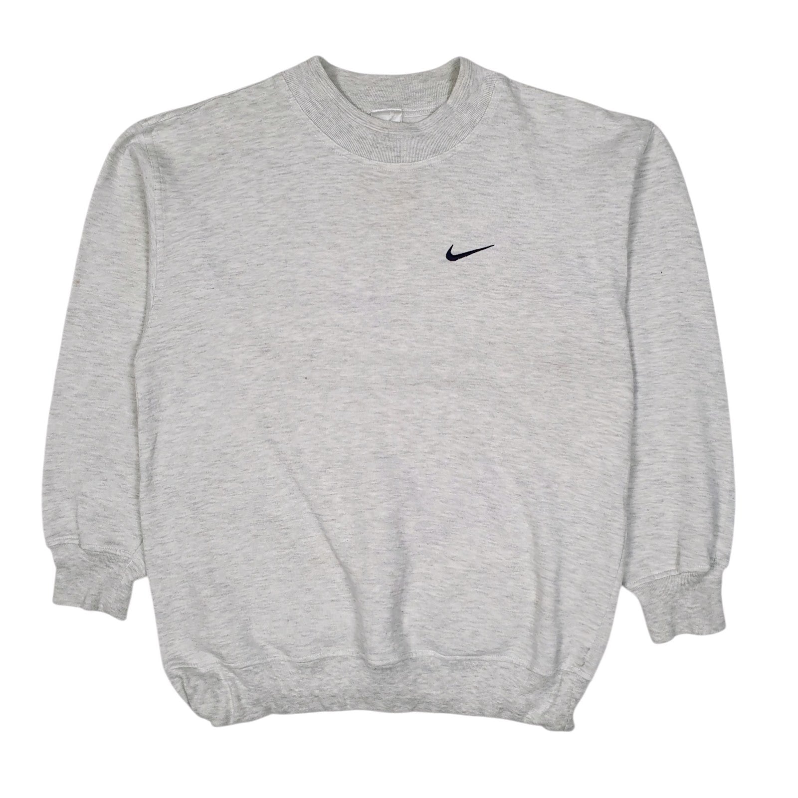 Mens Grey Nike Vintage 90s Crewneck Jumper