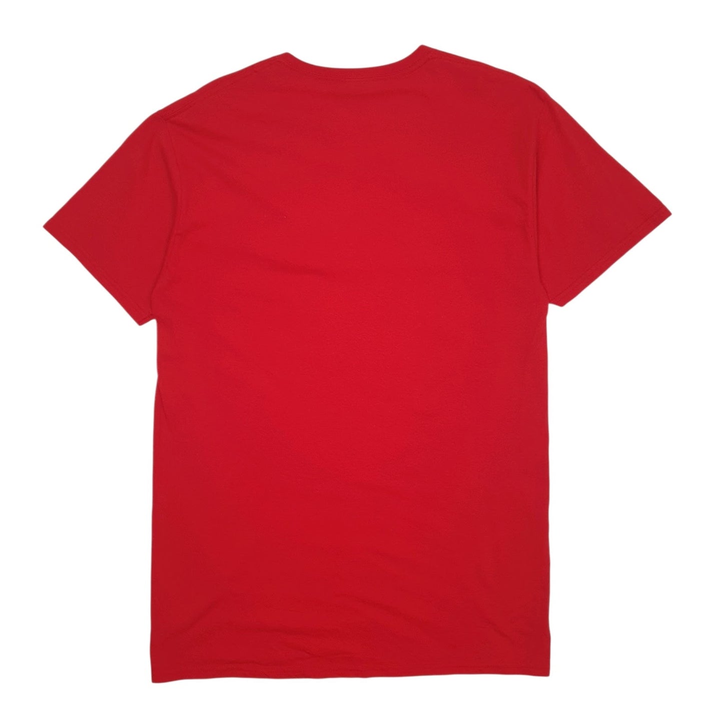 Mens Red Fruit Of The Loom Cancer  T Shirt