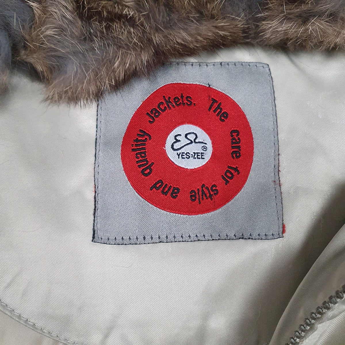 Womens Beige Yes Zee   Coat