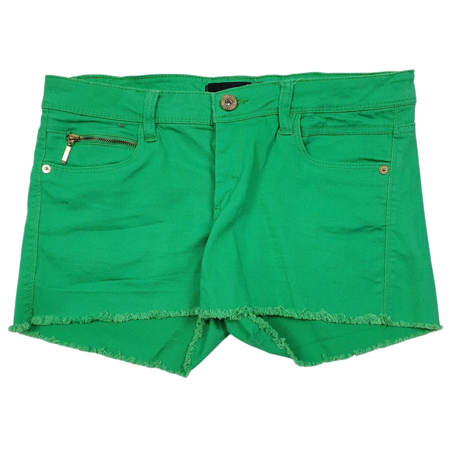 Womens Green Tally Weijl  Denim Shorts