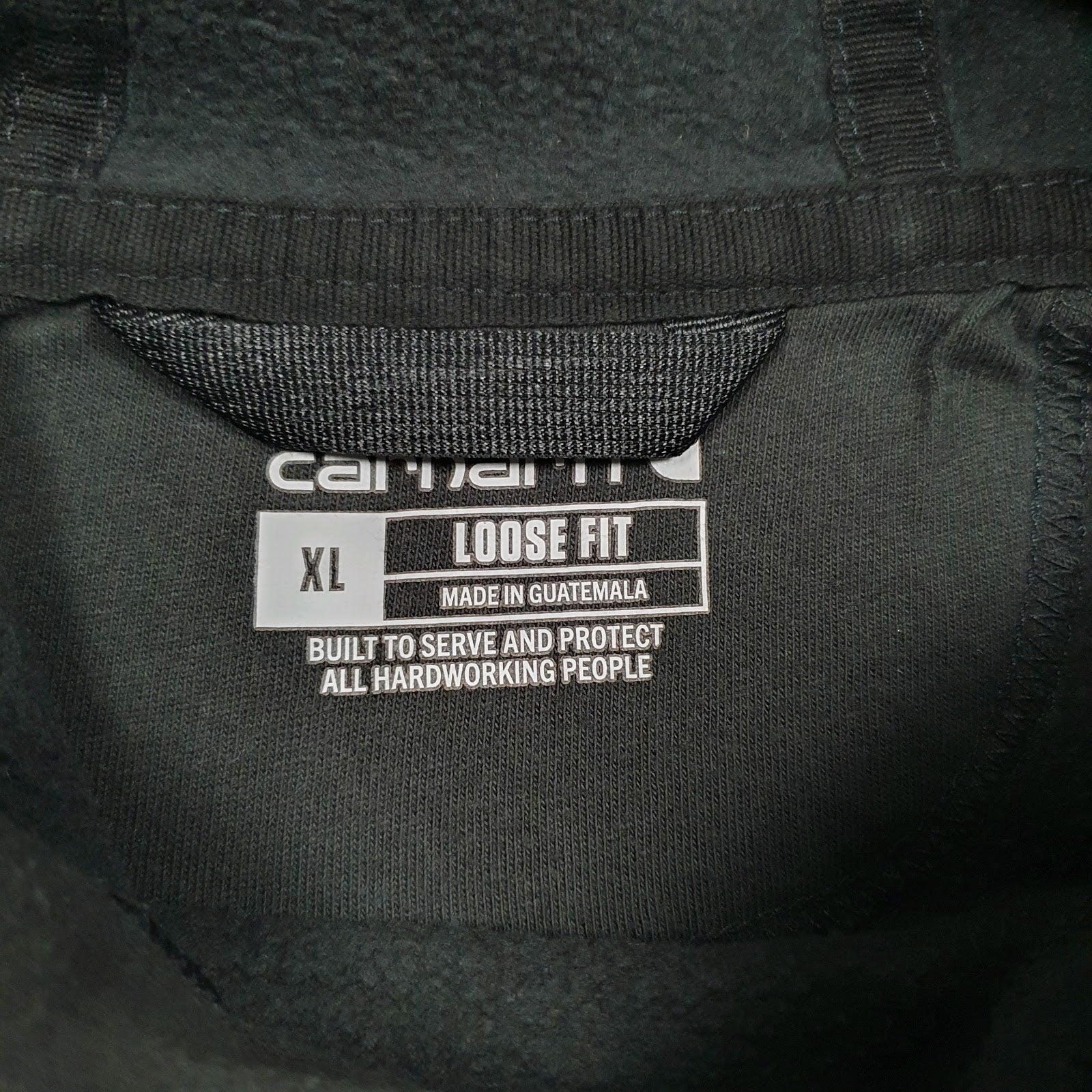 Mens Black Carhartt  Hoodie Jumper